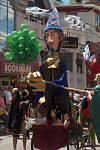Giant puppet in parade